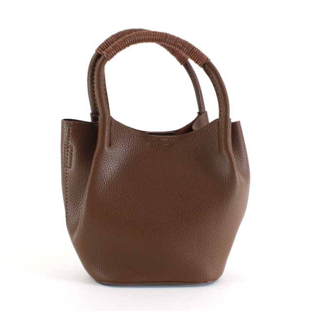 P22174 Small Tote Crossbody Bag w/Cosmetic Pouch: 11 L Yellow