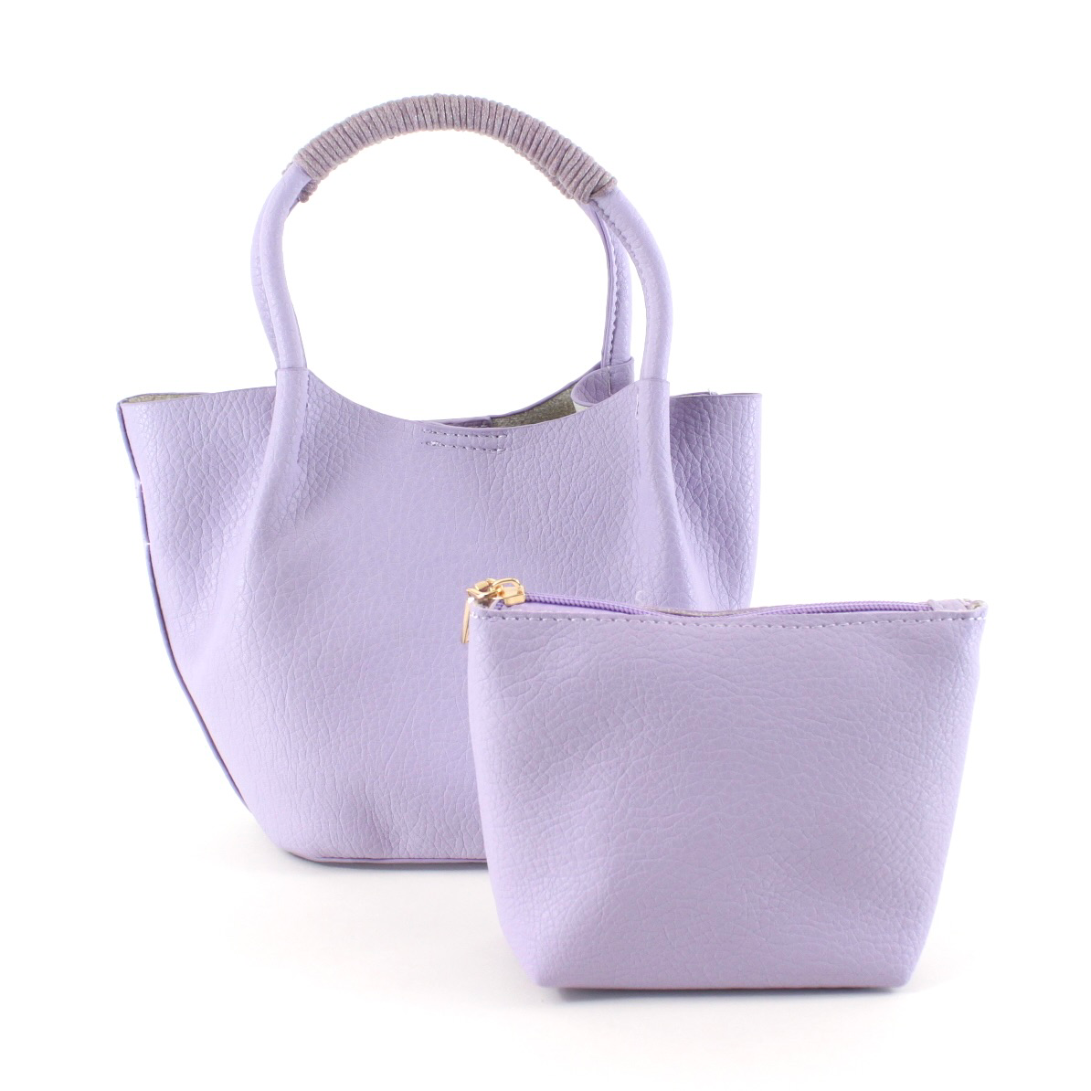 P22174 Small Tote Crossbody Bag w/Cosmetic Pouch: 11 L Yellow